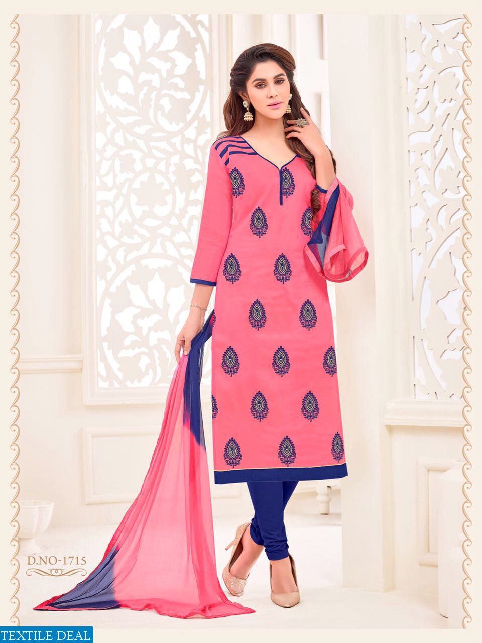 barfi by RR Wholesale chanderi Dress material